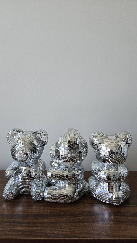 Limited! Handmade Disco Teddy Bear 🧸home decor - photo 2