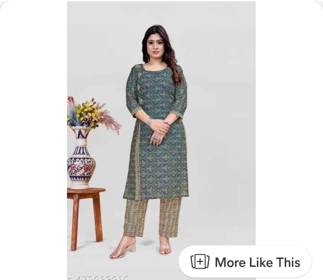 Women's Kurta and Palazzo Set