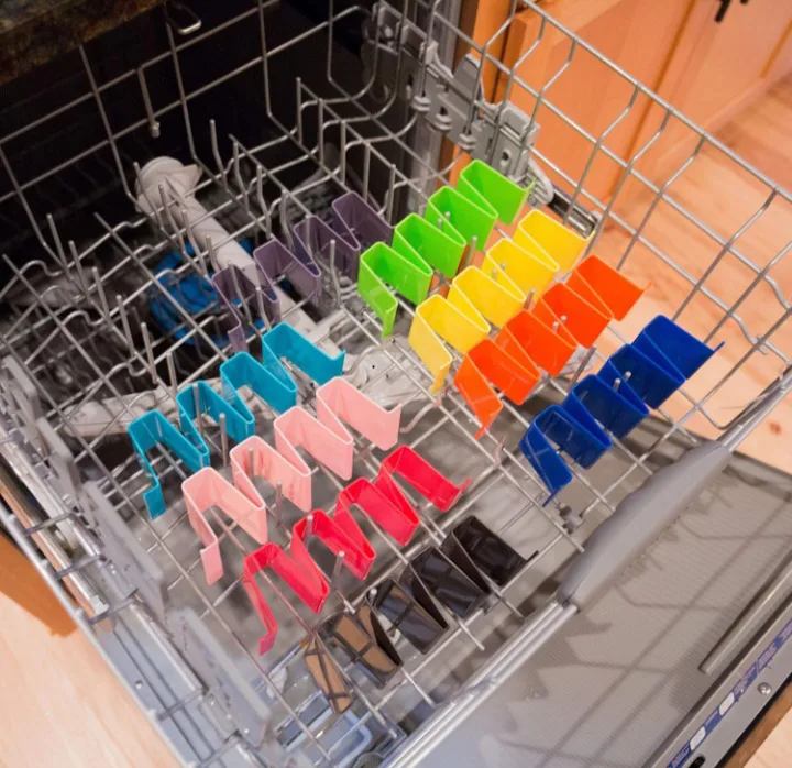 💚 NEW!   Youngever Taco Holder Stand - Set of 8 Rainbow Colors image indicator(5)