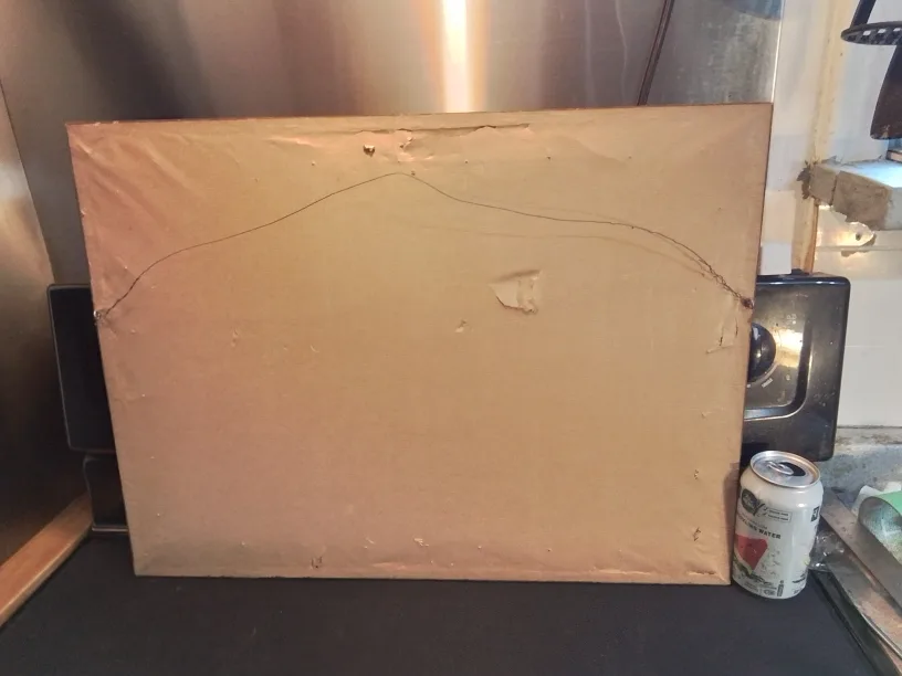 Framed Desert Oasis Pastel by Mady Dessirier image indicator(9)