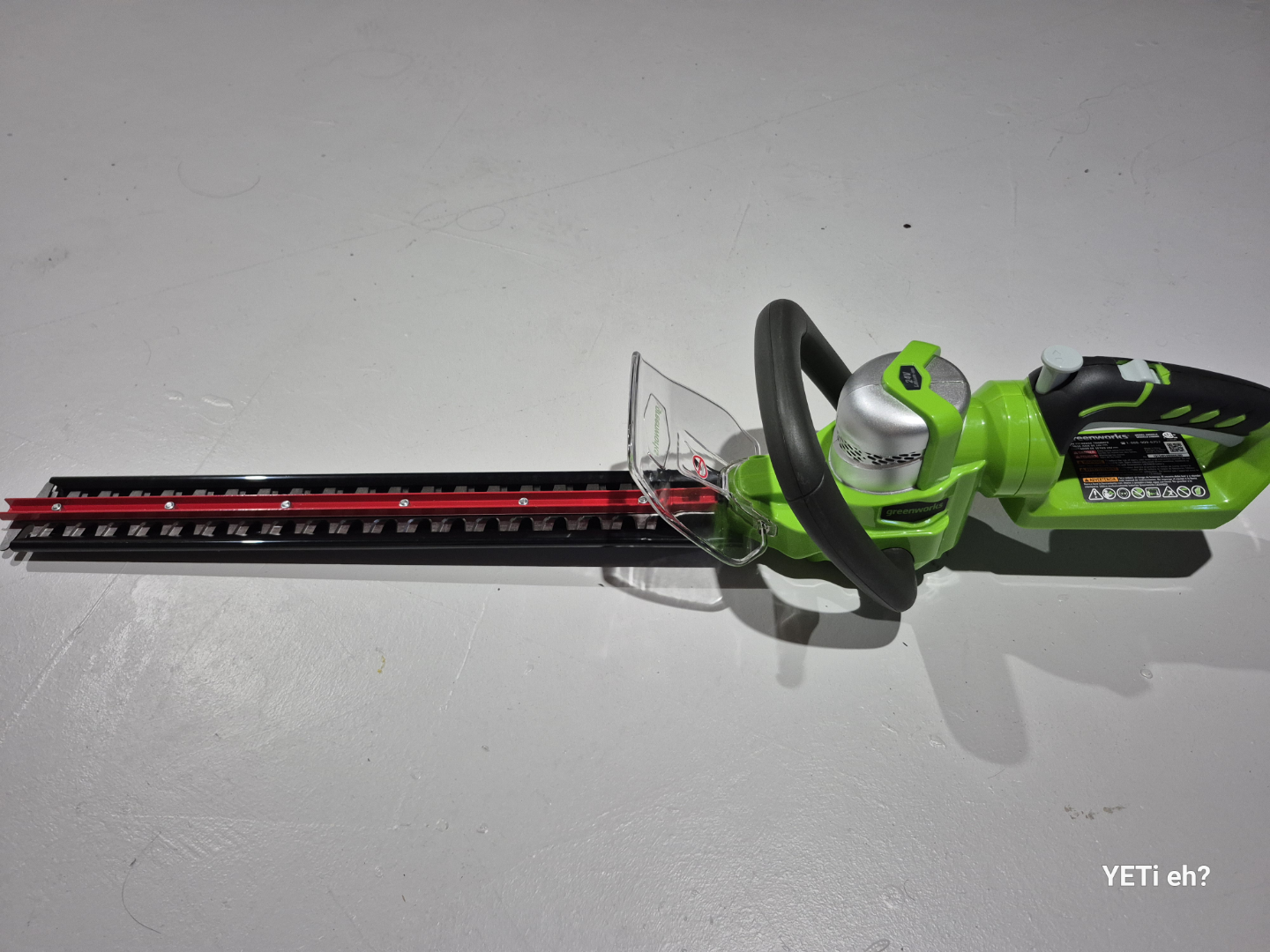 Greenworks 24V Cordless Hedge Trimmer (NO BATTERY)