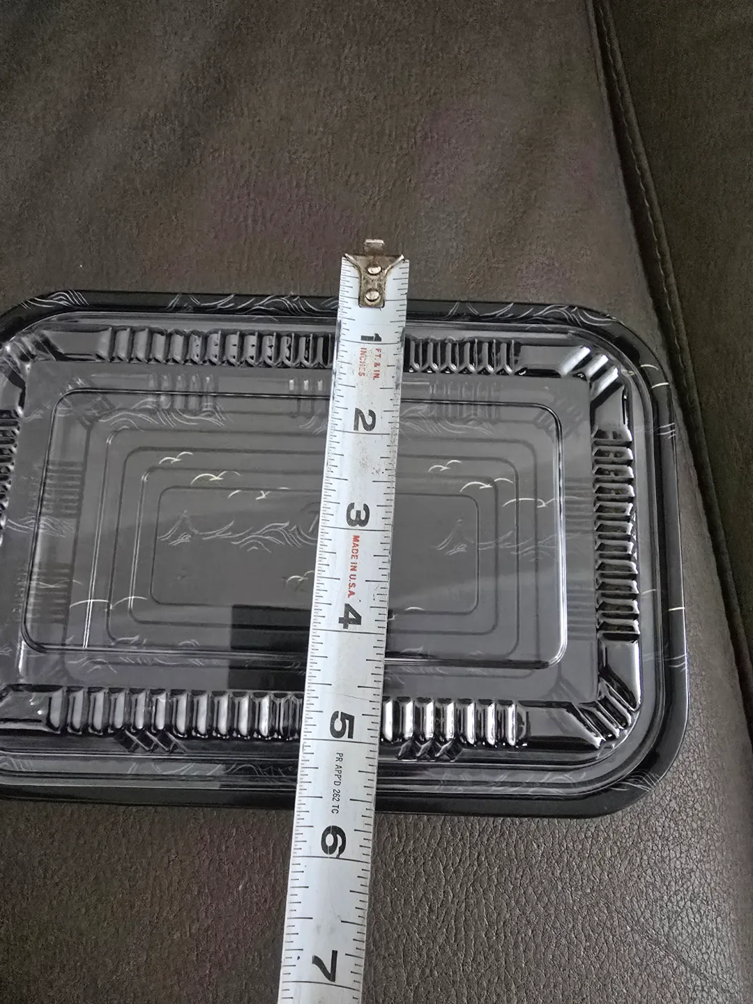 Black Plastic Food Containers with Lids (Pack of 50) image indicator(9)