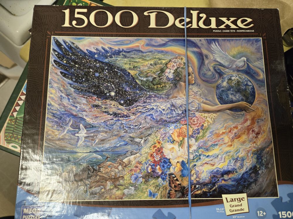 three Jigsaw Puzzles 2x 1000, and 1500  Piece Puzzles - photo 3