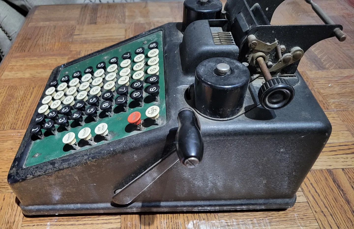 Vintage Burroughs Adding Machine image indicator(4)