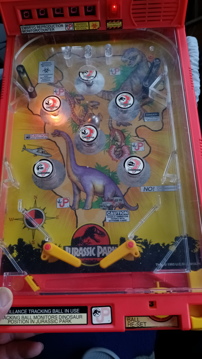 Vintage Jurassic Park Pinball Game - photo 2
