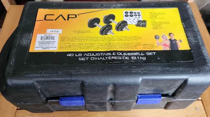 CAP Barbell 40lb Adjustable Dumbbell Set - photo 3