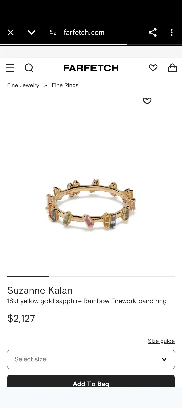 Susan Kalan Rainbow Firework Ring image indicator(4)