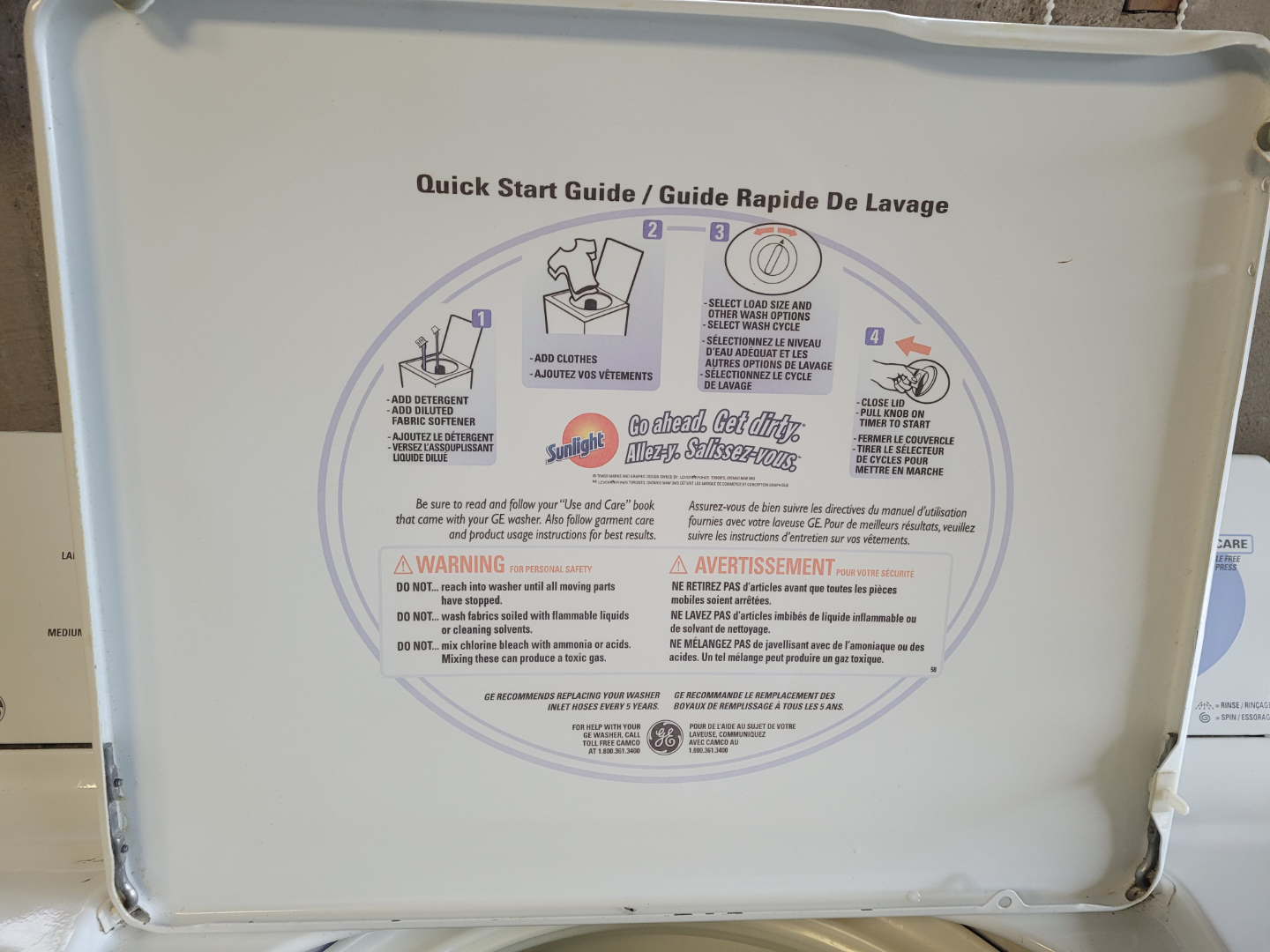 GE WASHER AND DRYER SET - photo 3