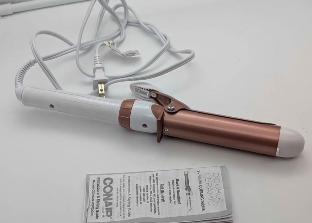 Conair Double Ceramic Curling Iron - Rose Gold - photo 3