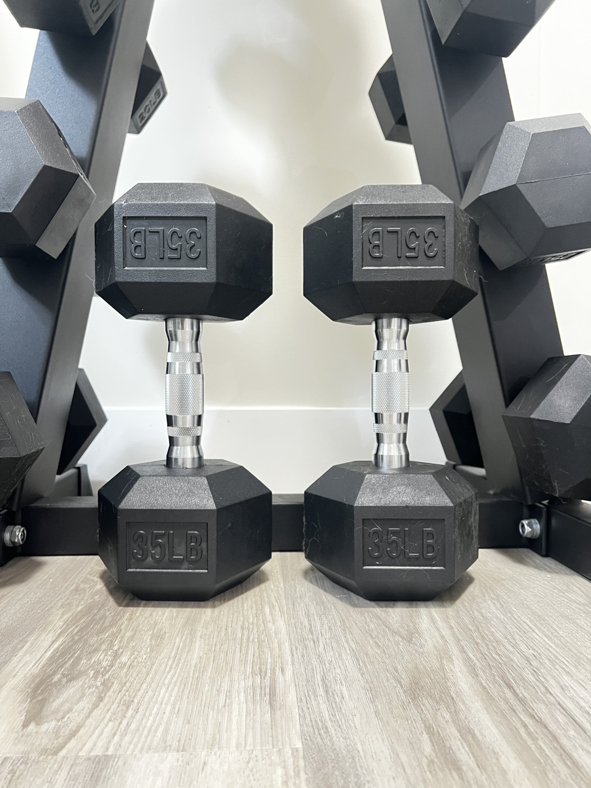 ✨✨Full Rubber Hex Dumbell set ✨✨ - photo 3