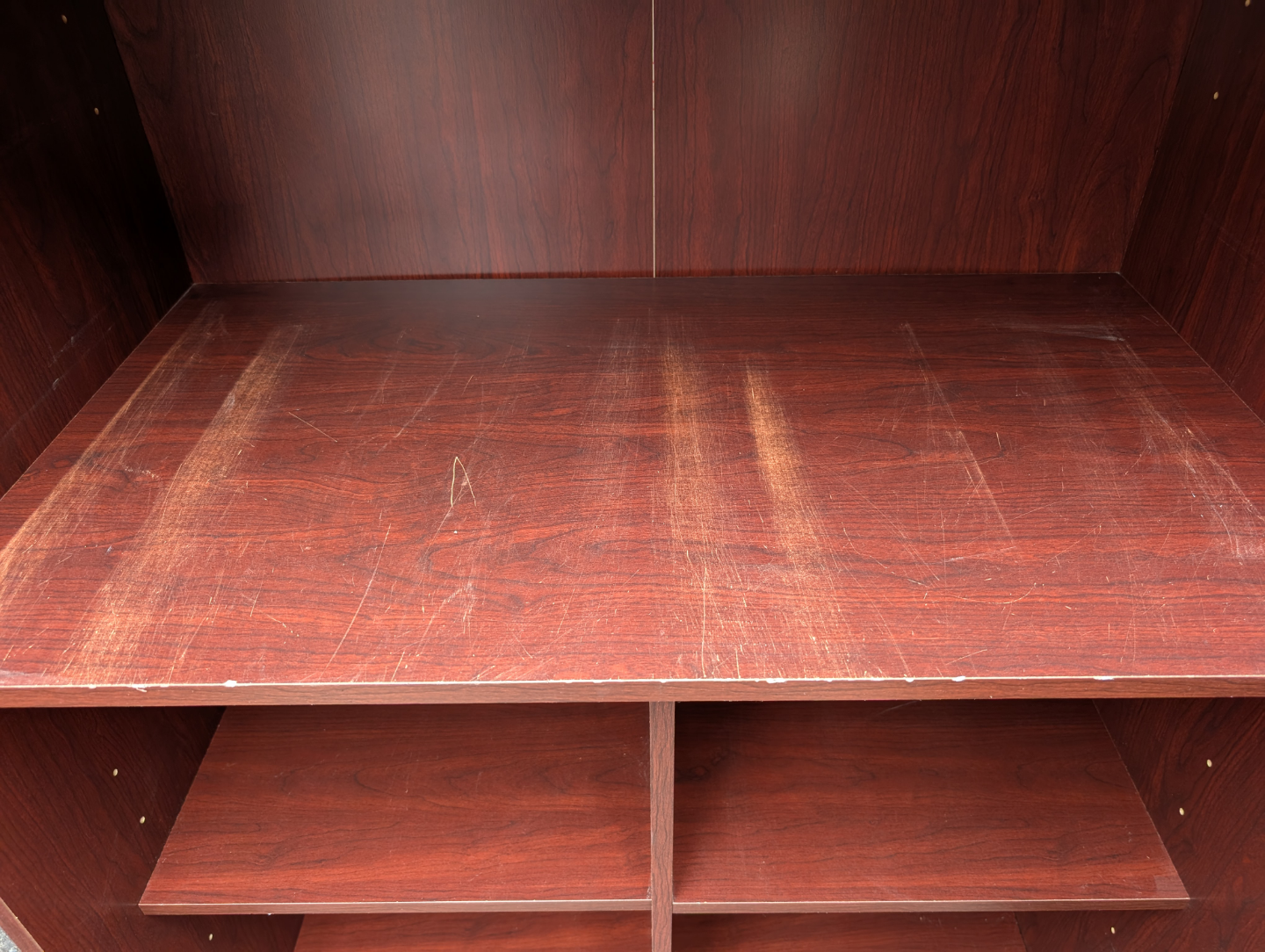 Cherry Wood Locking Cabinet - photo 4
