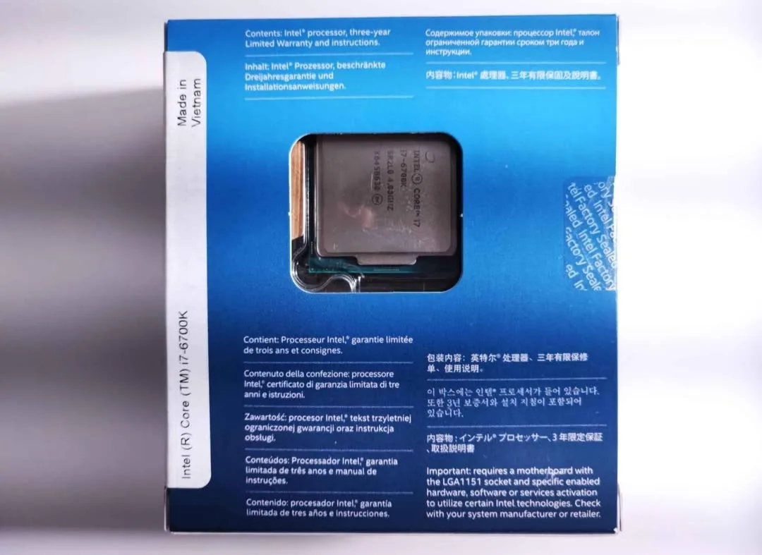 Brand New Intel 6th Gen Core i7-6700K Desktop Processor 💚 image indicator(2)