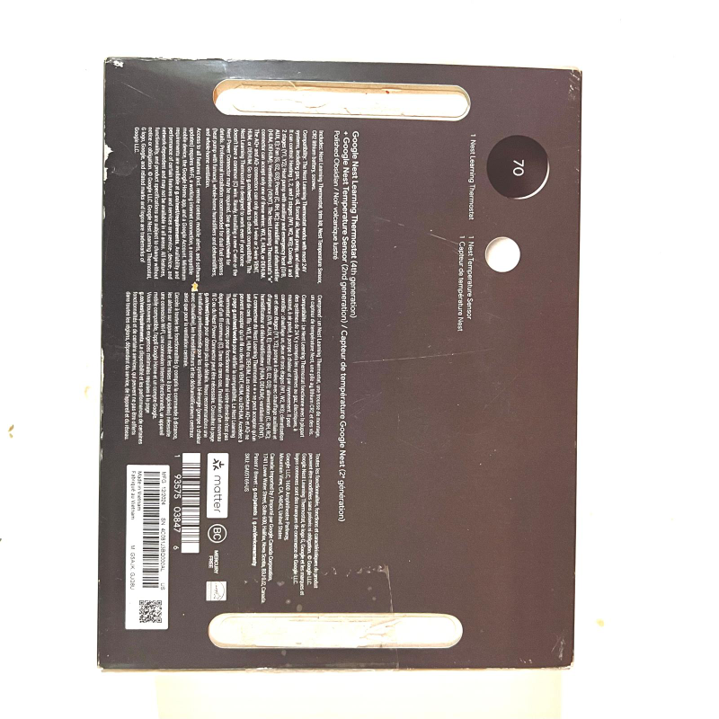 Google Nest Learning Thermostat with Temperature Sensor - photo 4
