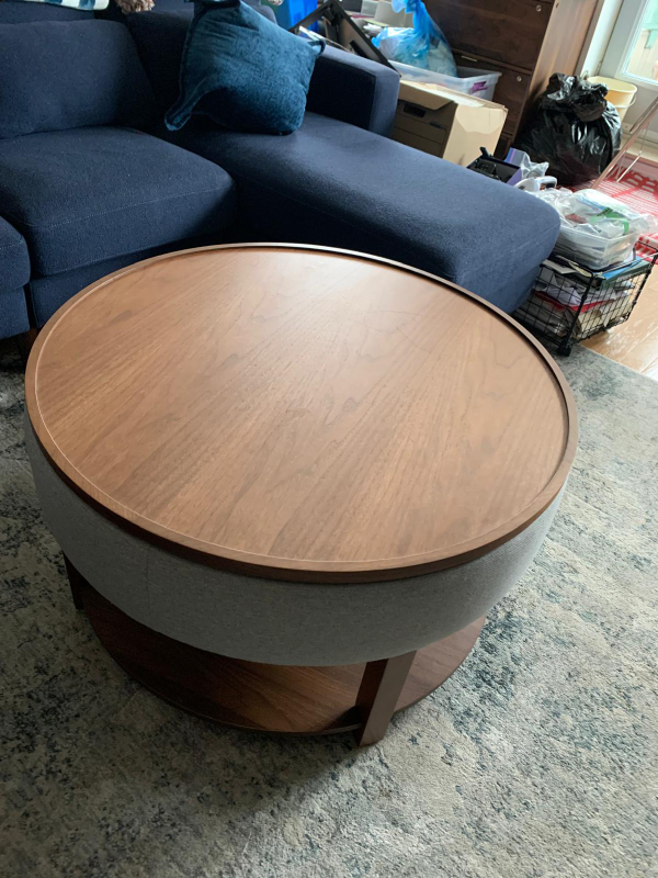 beautiful wood structube coffee table obo - photo 3