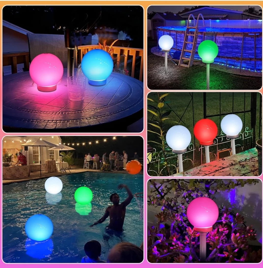 RGB Colour Changing Floating & Garden Lights - photo 3