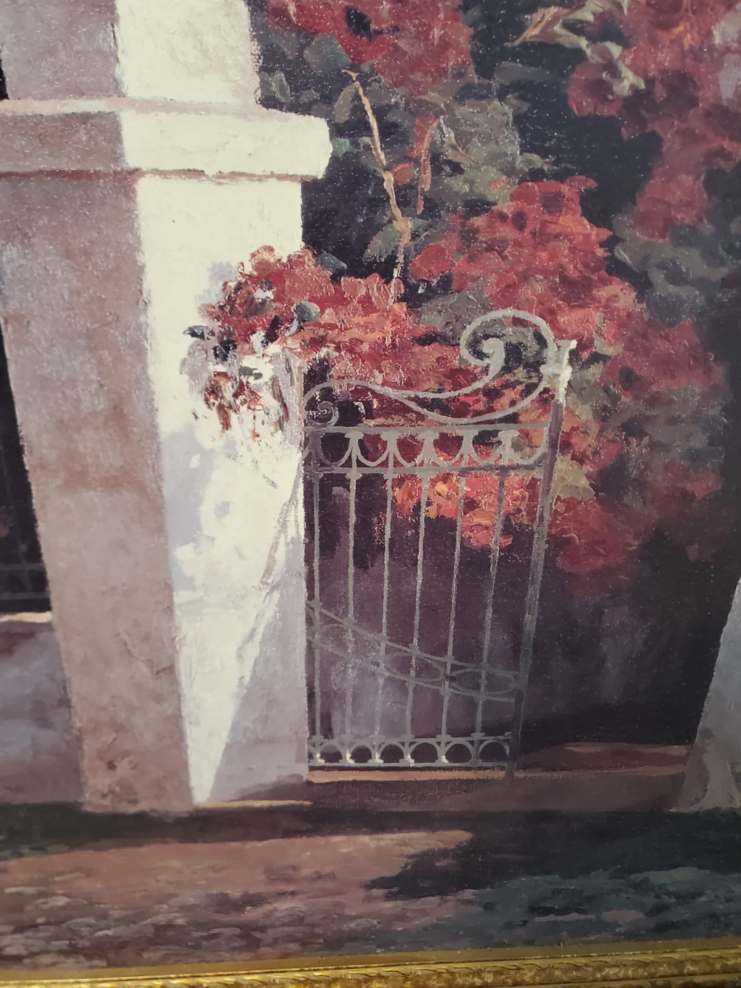 Framed Spanish Garden Gate Print image indicator(2)
