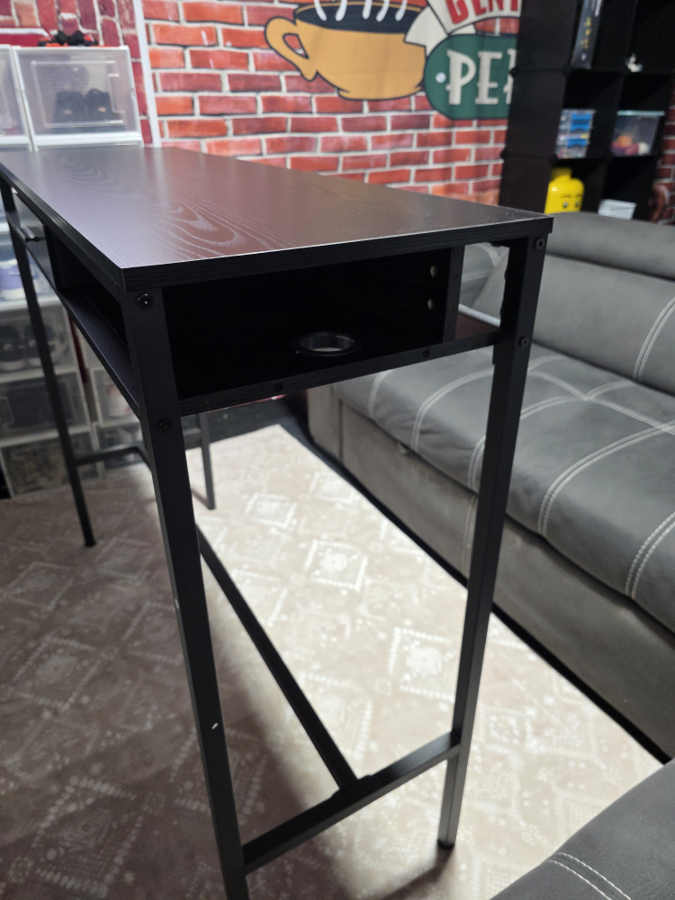 Black Stand-Up Desk with Drawer - photo 4