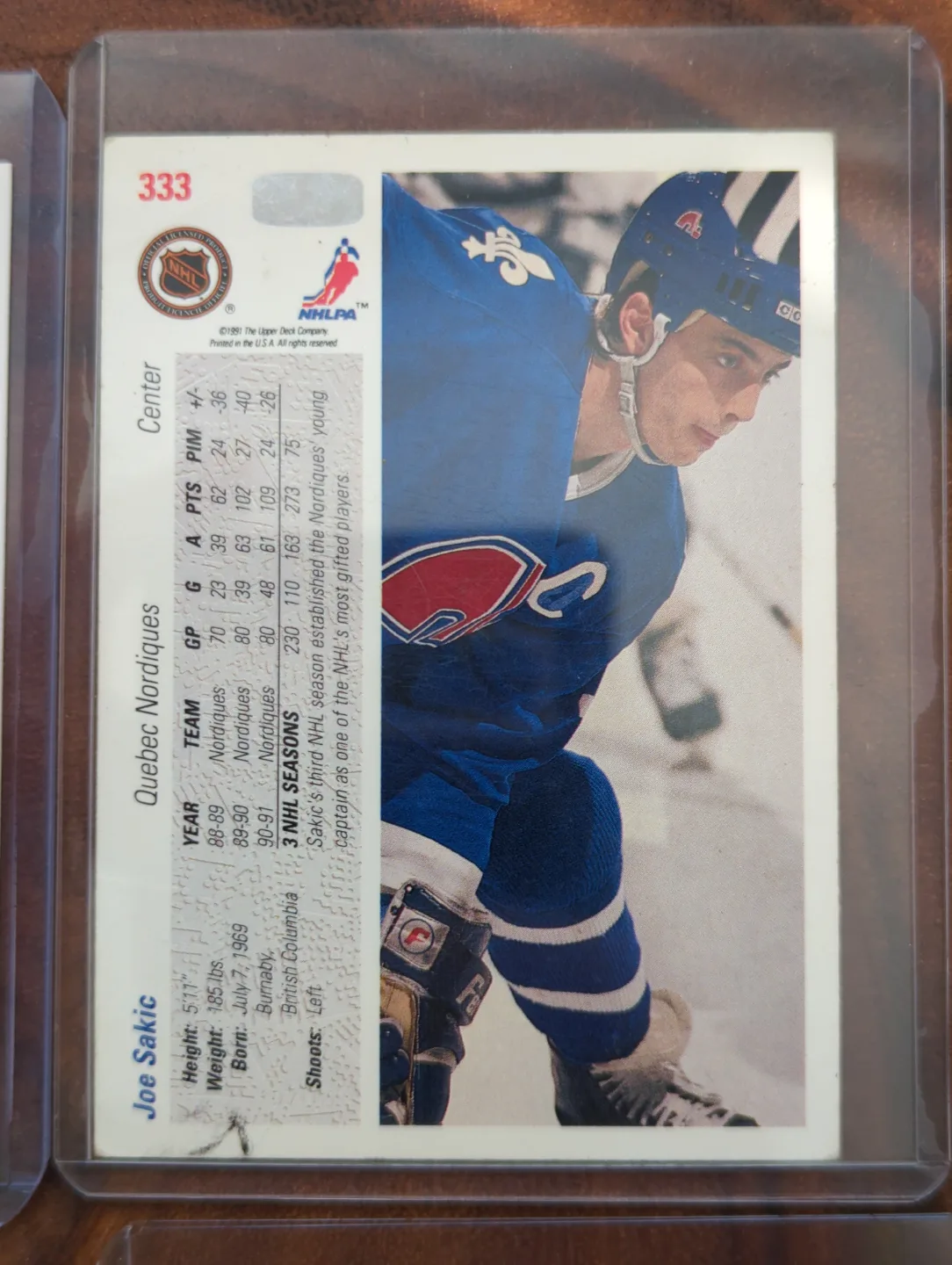 Burnaby Joe Sakic! Hockey Card Lot (5 Cards)(lot1) image indicator(10)