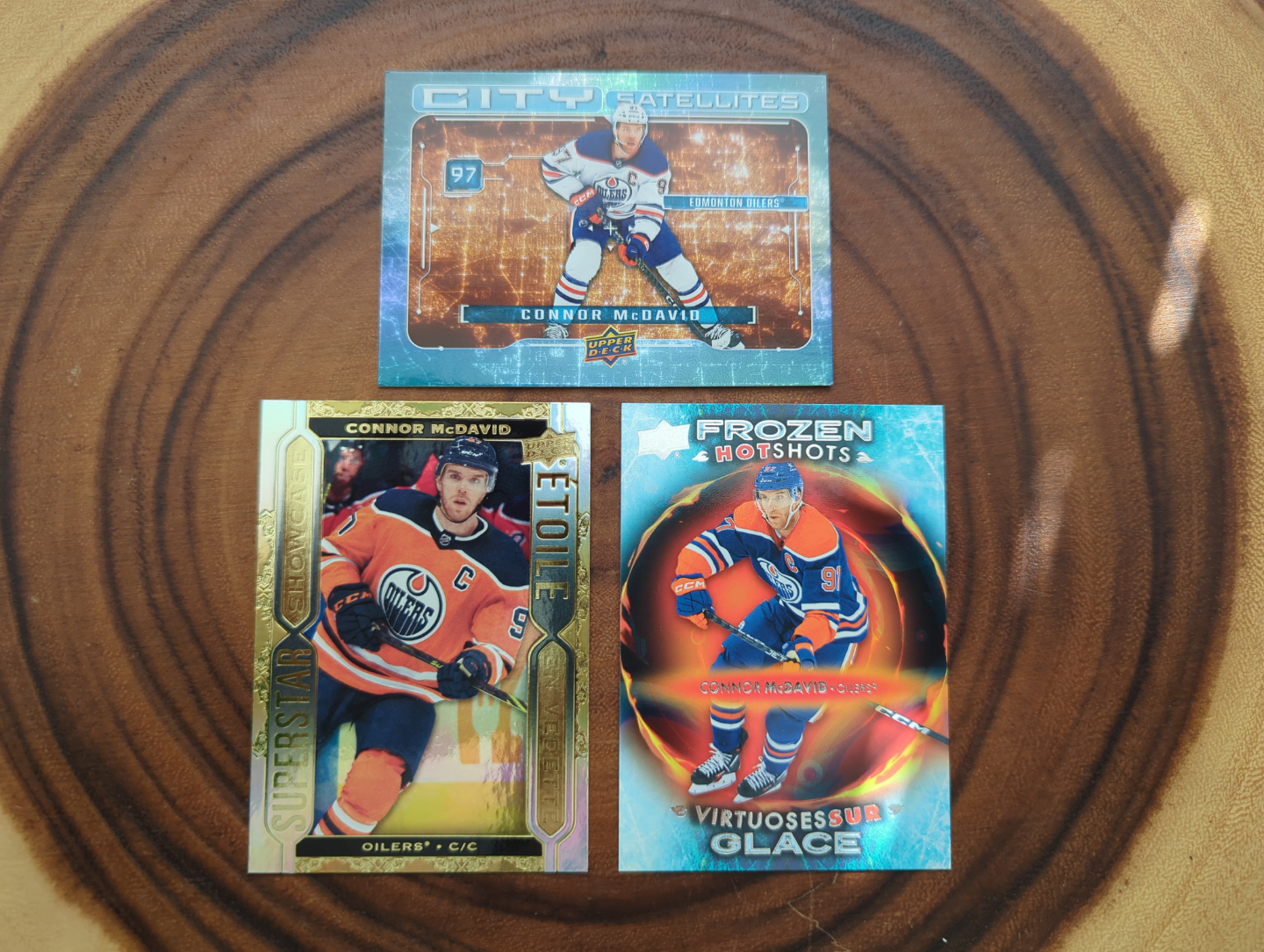 Connor McDavid Hockey Card Lot - 3 Cards