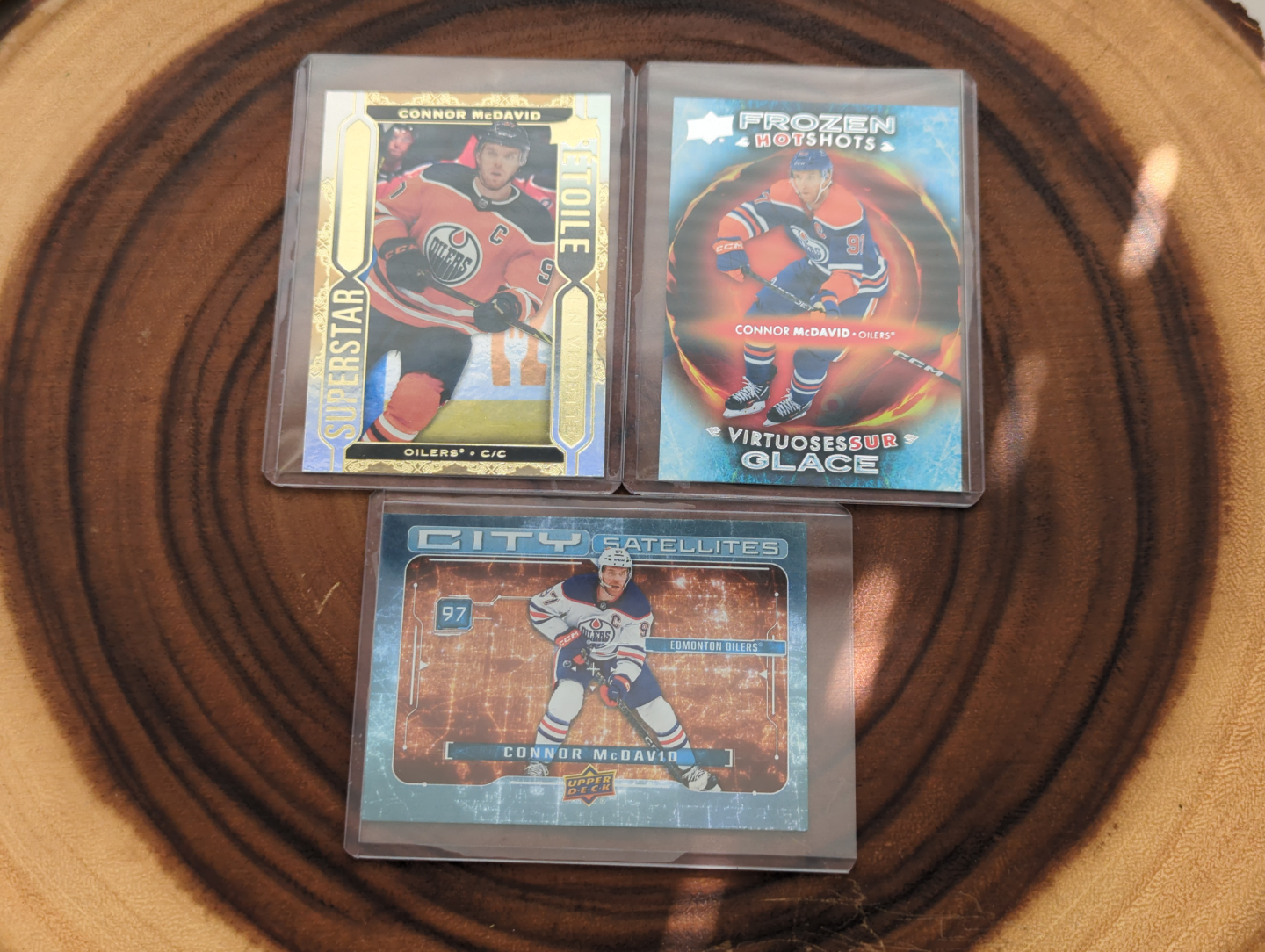 Connor McDavid Hockey Card Lot - 3 Cards - photo 2