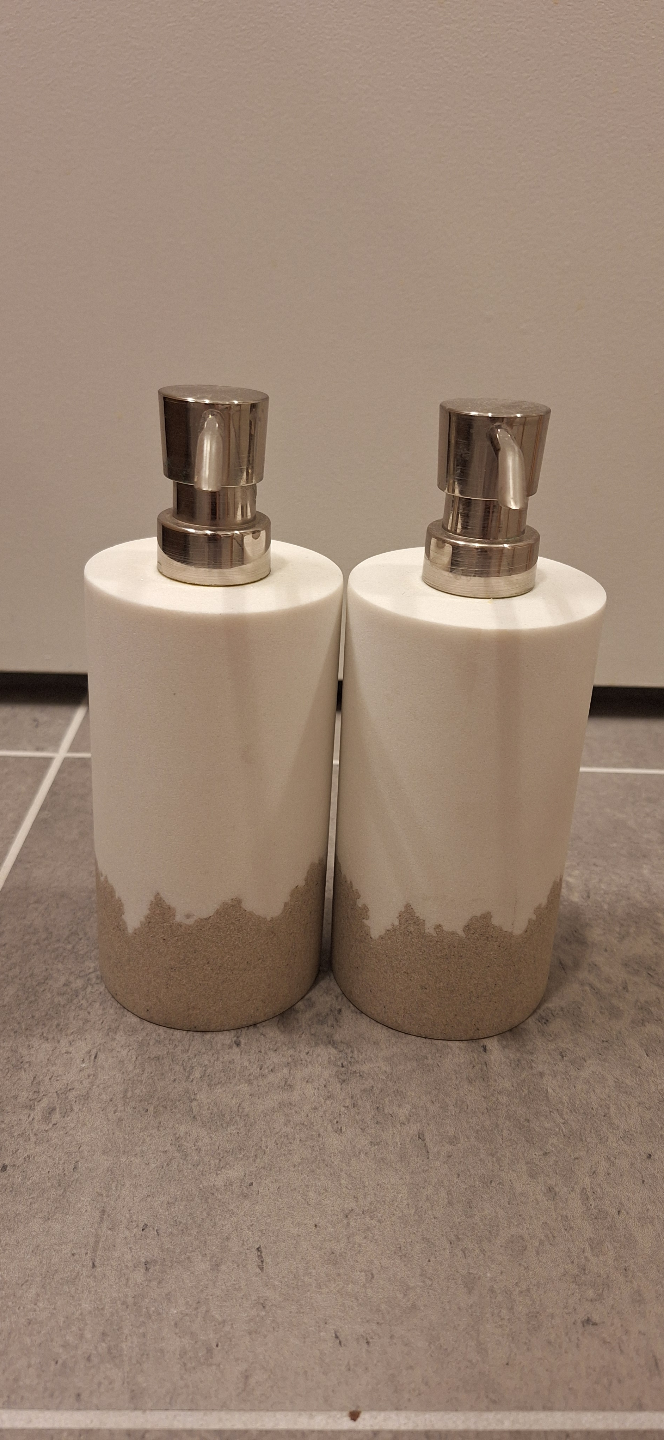 Pair of Ceramic Soap Dispensers