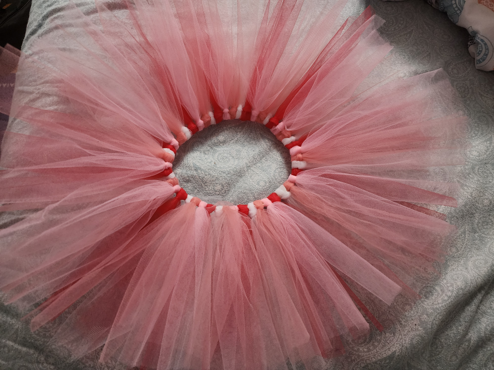 Pink and Red Tulle Tutu Skirt - photo 4