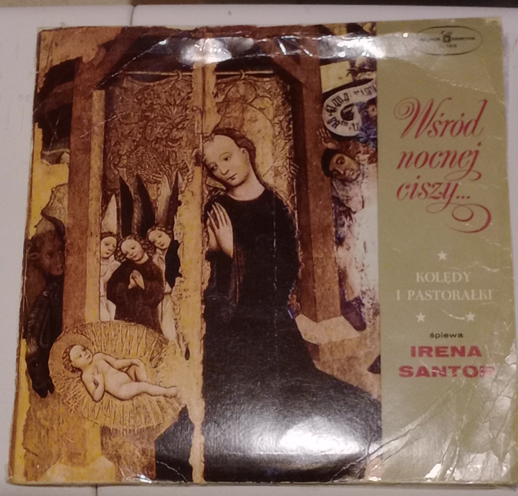 Vintage Polish Christmas Record - Irena Santos - Płyta Winelowa