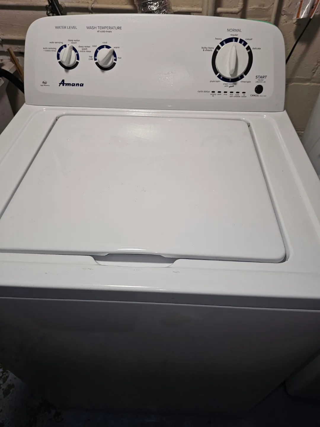 Amana Top Load Washing Machine thumbnail