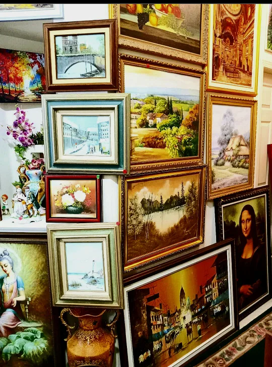 43 years Collection of Oil Paintings on Sale. $20 and up image indicator(3)