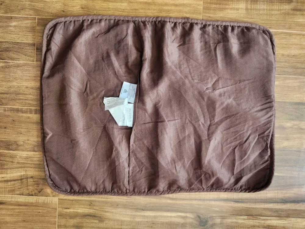 Set of Two Quilted Shams- Brown and Beige image indicator(3)