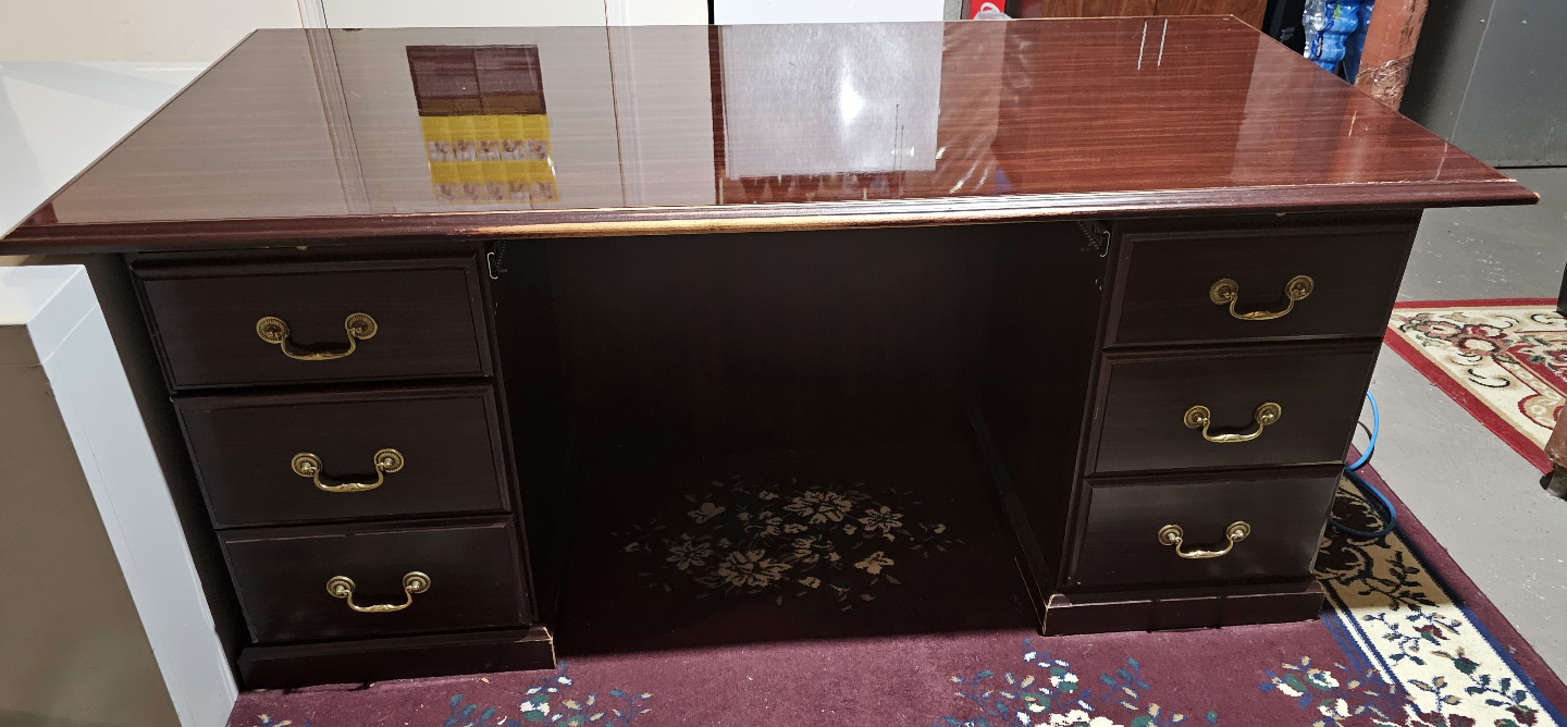 MUST GO. Large Executive Desk. No reasonable offer denied.