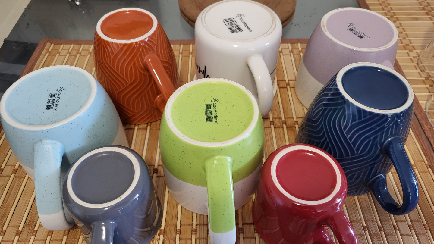 Set of Eight Colourful Mugs - photo 2