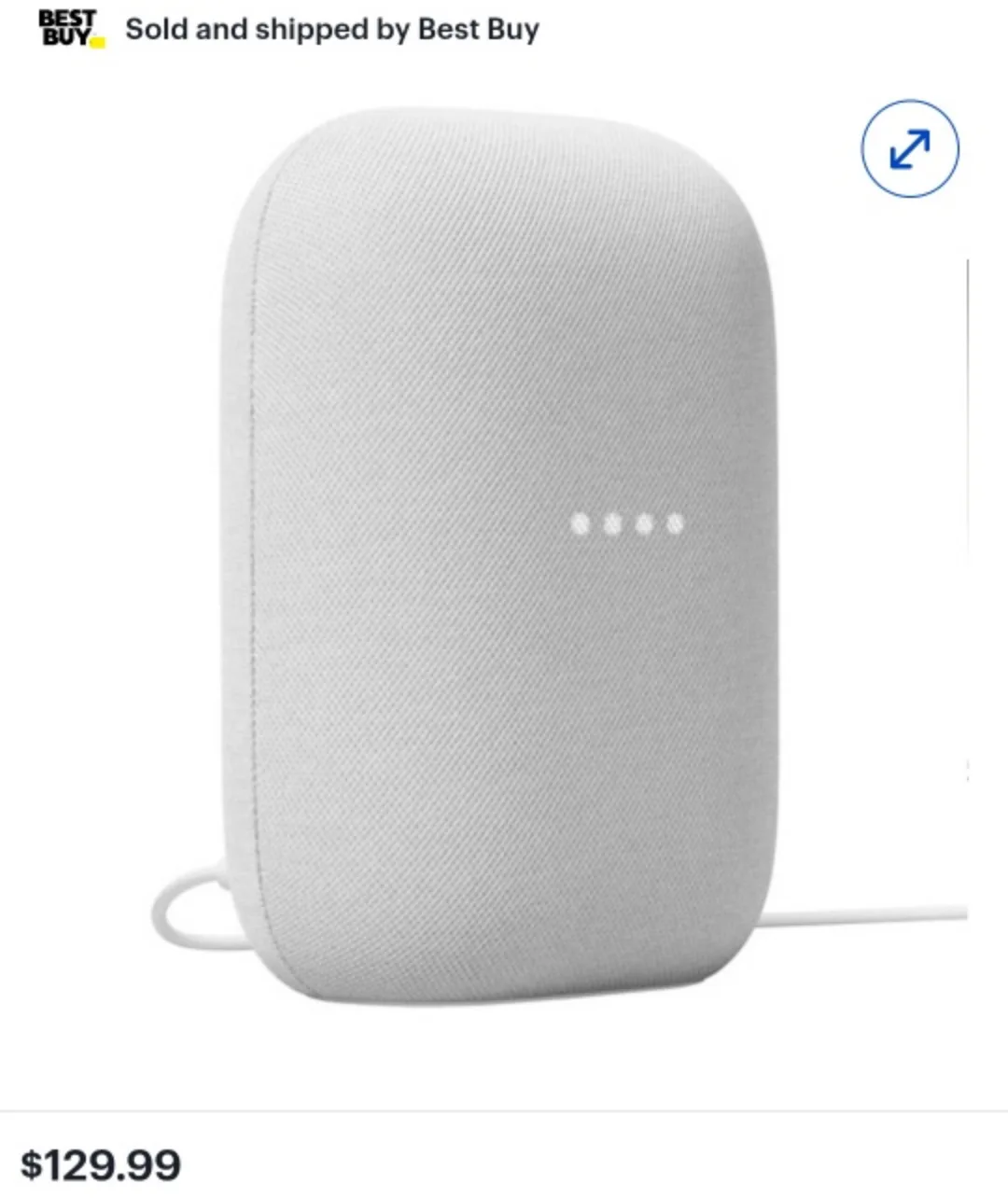 Google Nest Mini (2nd gen) - Chalk thumbnail