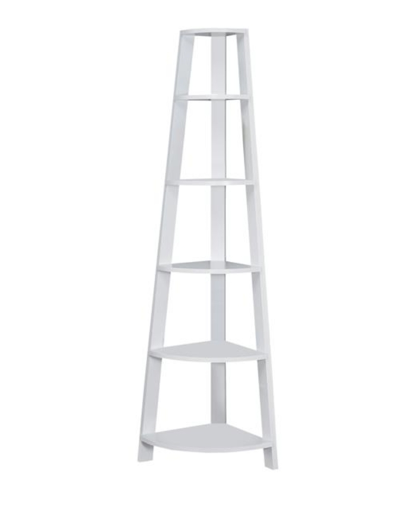 Pair of White Corner Shelves - photo 3