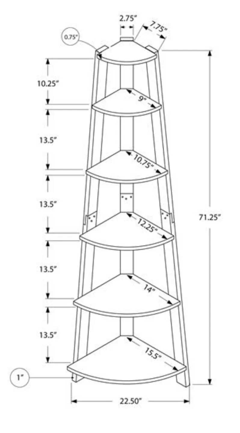 Pair of White Corner Shelves image indicator(4)