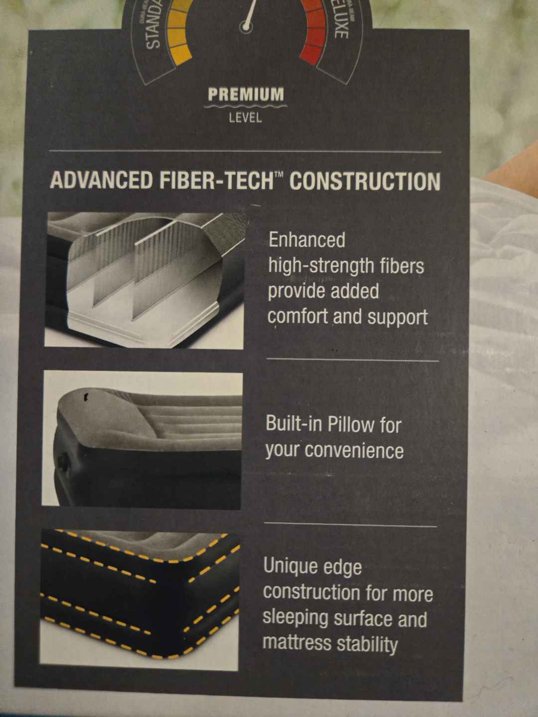 INTEX Dura-Beam Plus Deluxe Pillow Rest Airbed - Twin - photo 3
