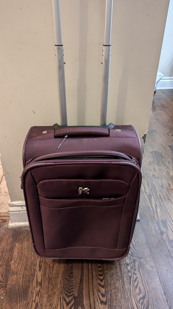 Carry-on Suitcase - Burgundy