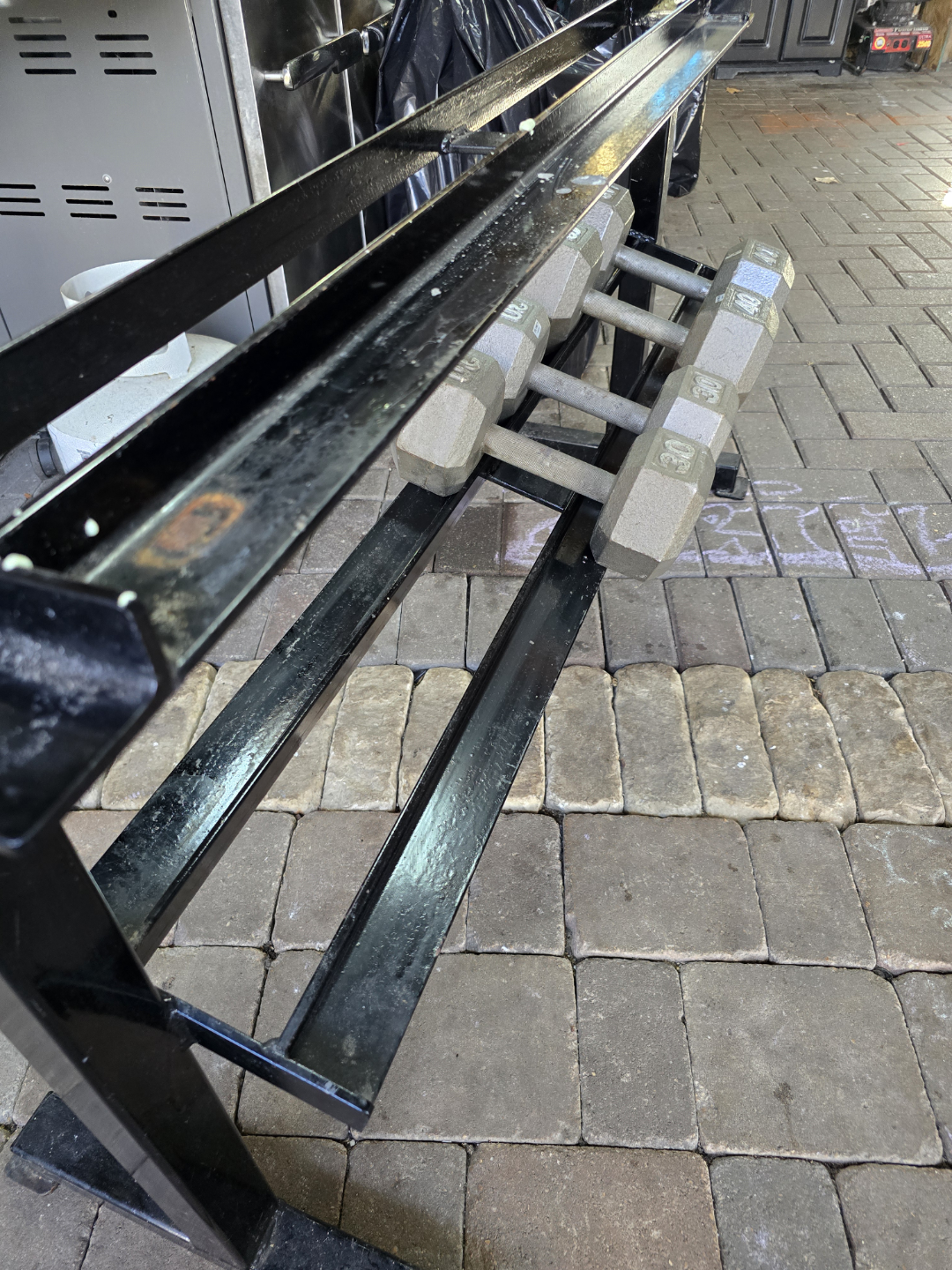 Set of dumbbells with rack - photo 2