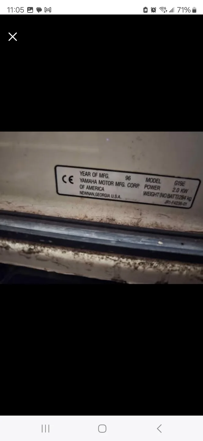 Yamaha G19E Golf Cart - 1996 Model image indicator(3)