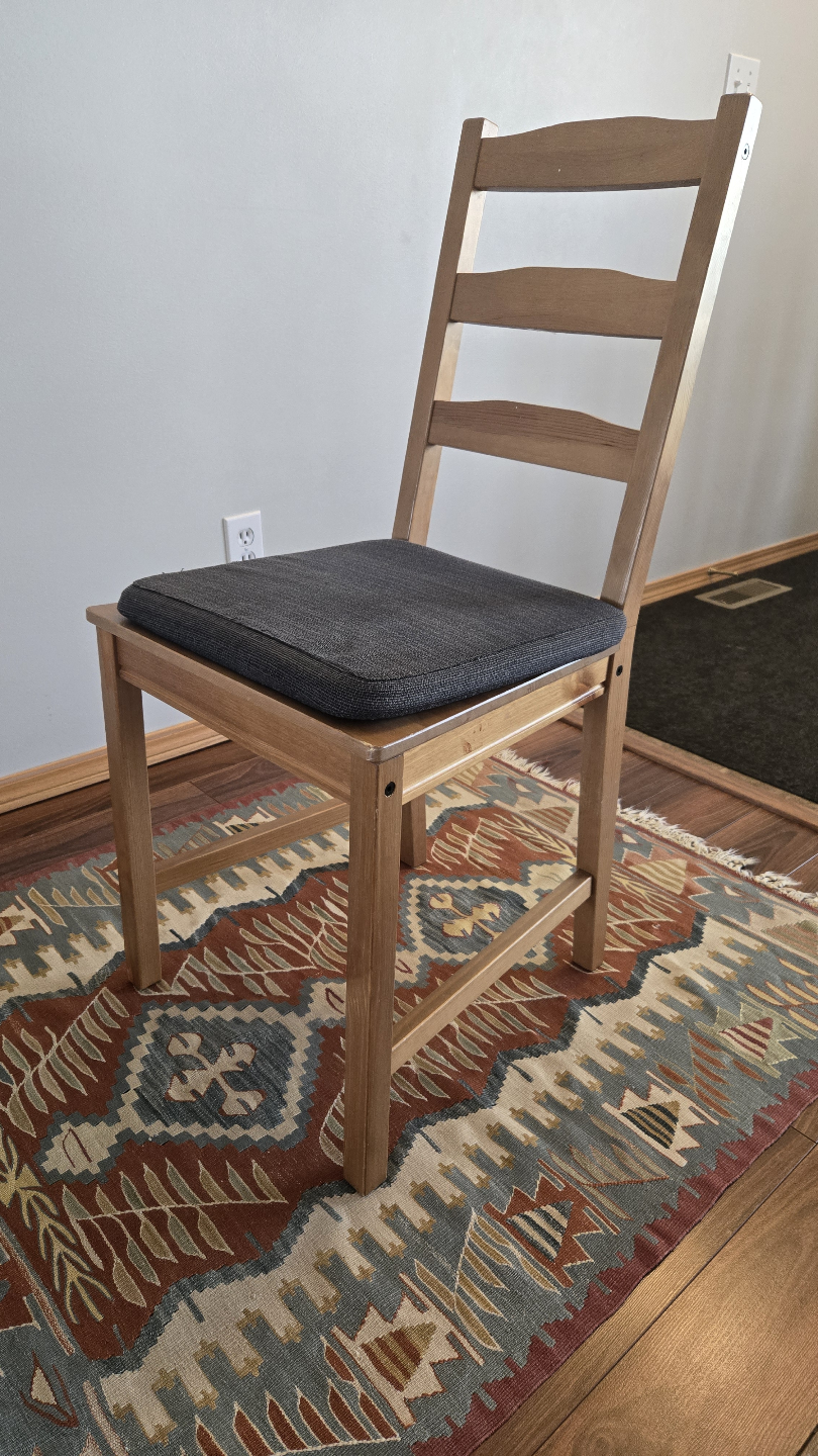 Wood Table and 3 Chair Set - photo 2