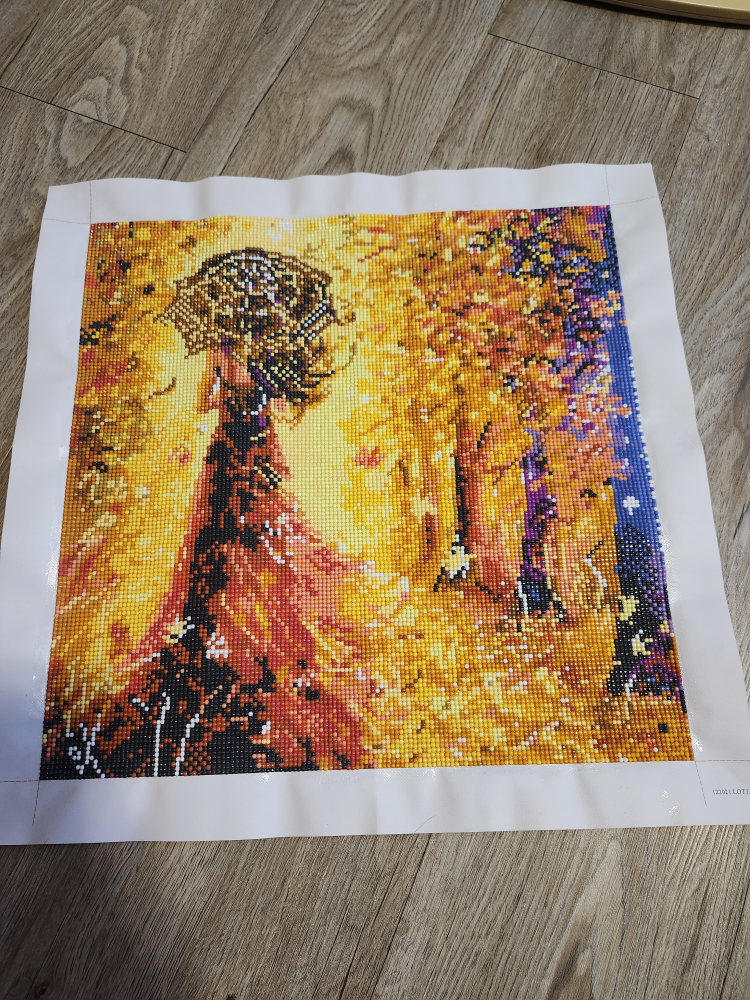 Completed Diamond Painting - Autumn Woman