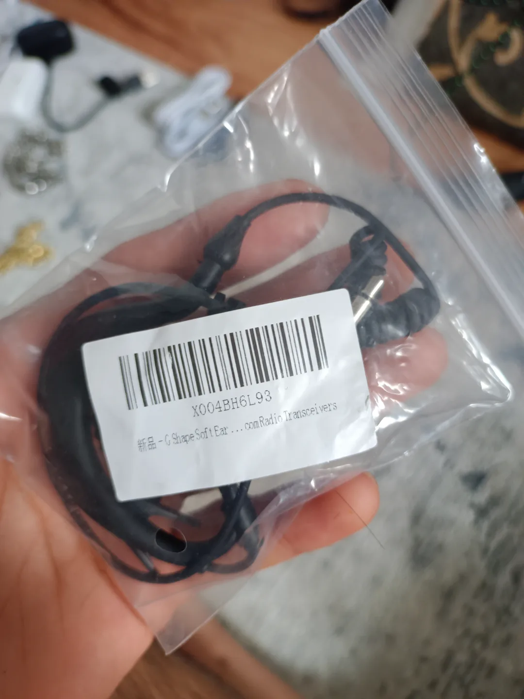 C-Shape Soft Earpiece for Radio Transceivers thumbnail