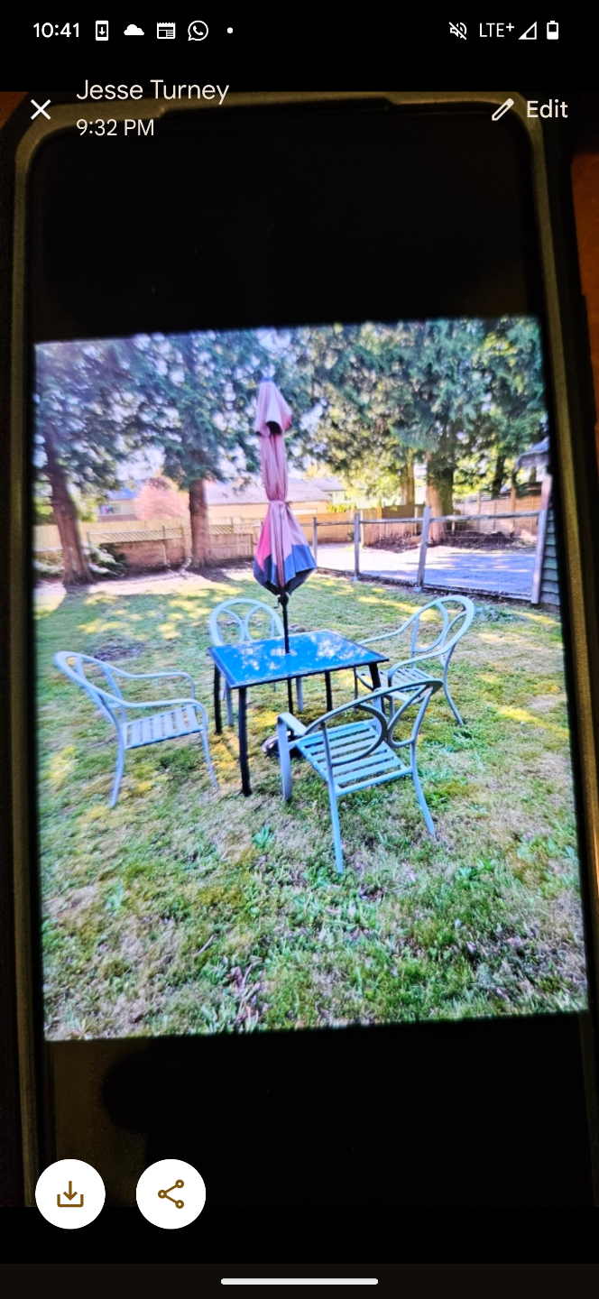 Patio Set with Umbrella