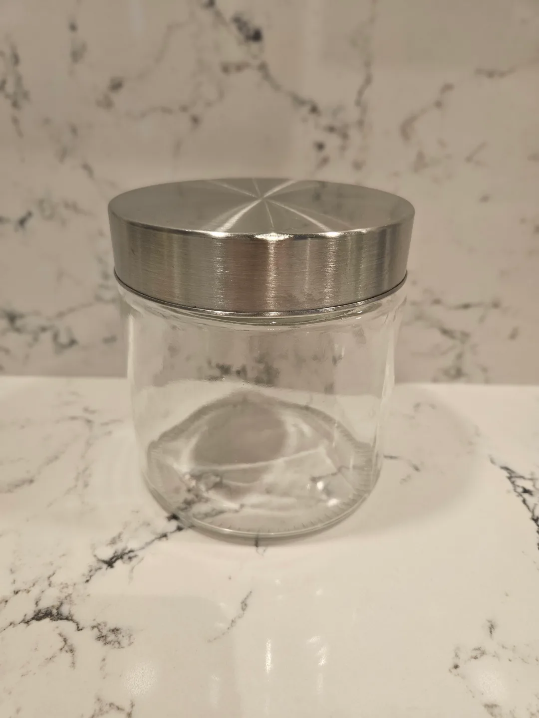 Glass Jar with Stainless Steel Lid thumbnail