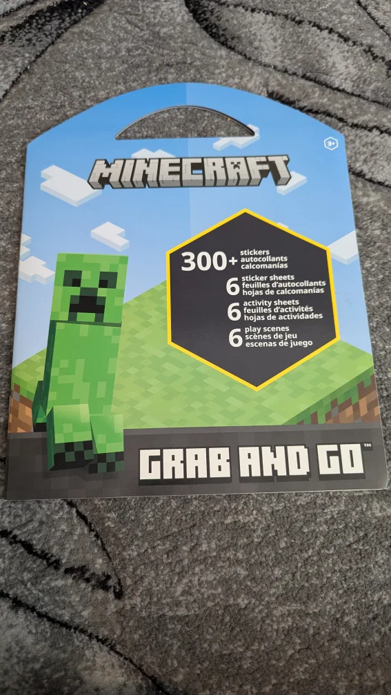 Minecraft Grab and Go Activity Book with 300+ Stickers thumbnail