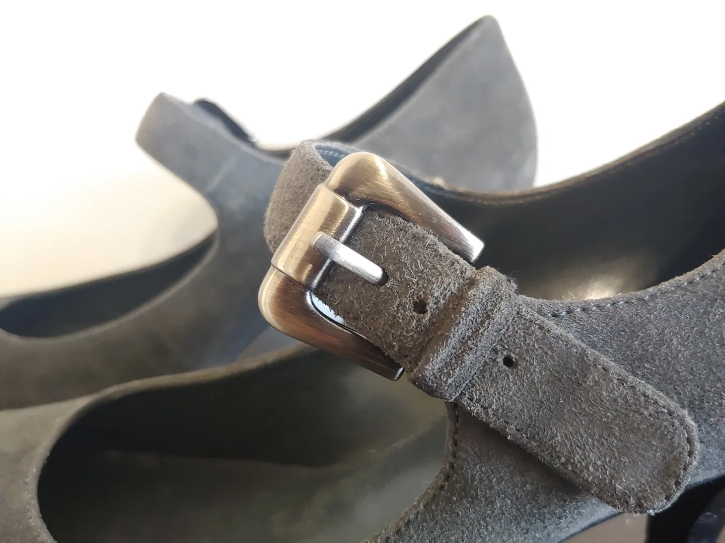 Franco Sarto Grey Suede Mary Janes- size 7 image indicator(4)