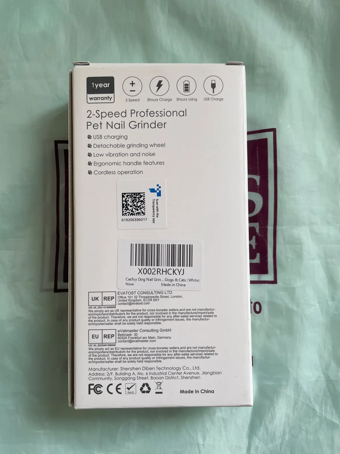 Nail grinder for pet image indicator(3)