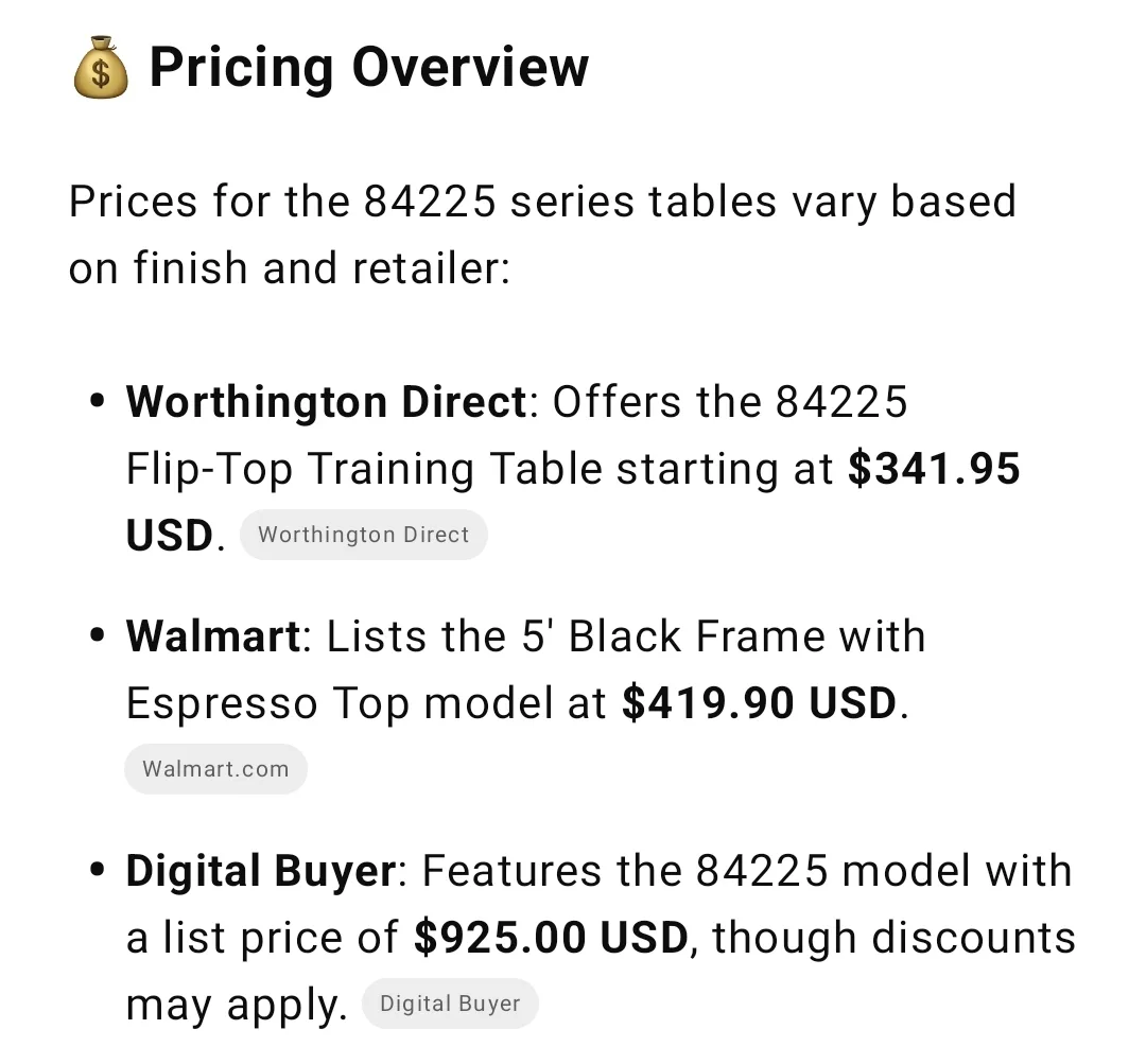 Brand New (OSP) 5' Nesting Table-Espresso Top image indicator(4)