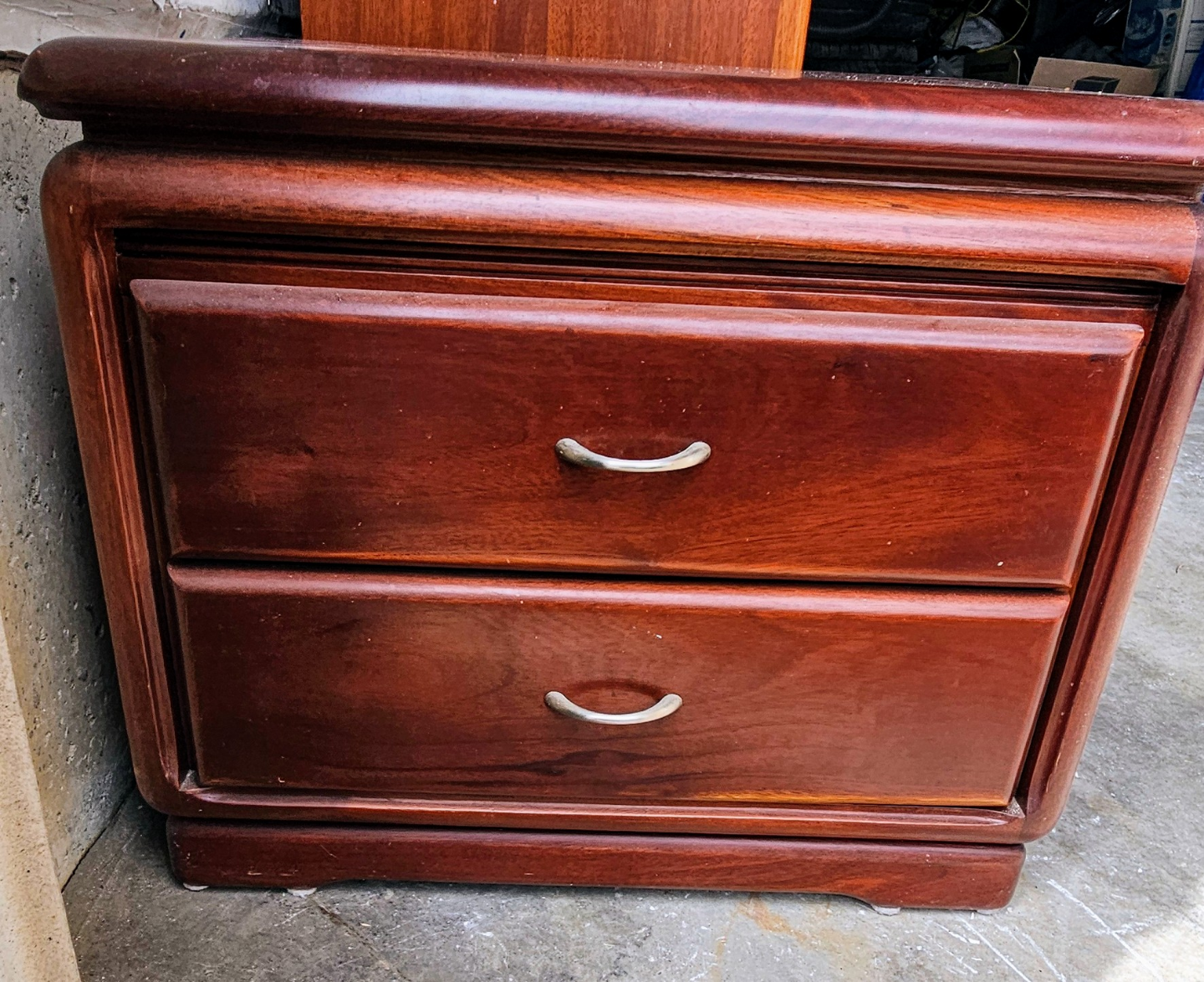 🥕Two-Drawer Wooden Nightstand - Mississauga West