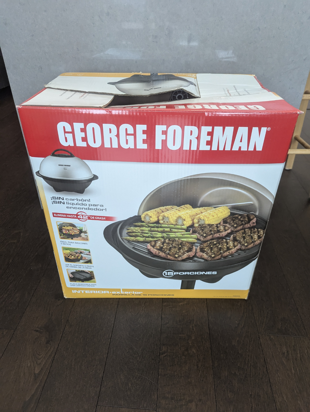 George Foreman 15-Portion Indoor/Outdoor Electric Grill - photo 2